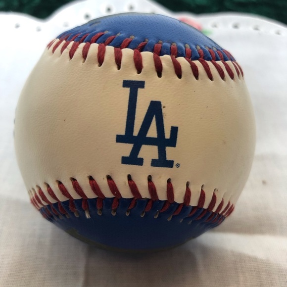 Los Angeles Dodgers 40th Anniversary Souvenir Baseball 1958-1998 Rawlings - Picture 5 of 6